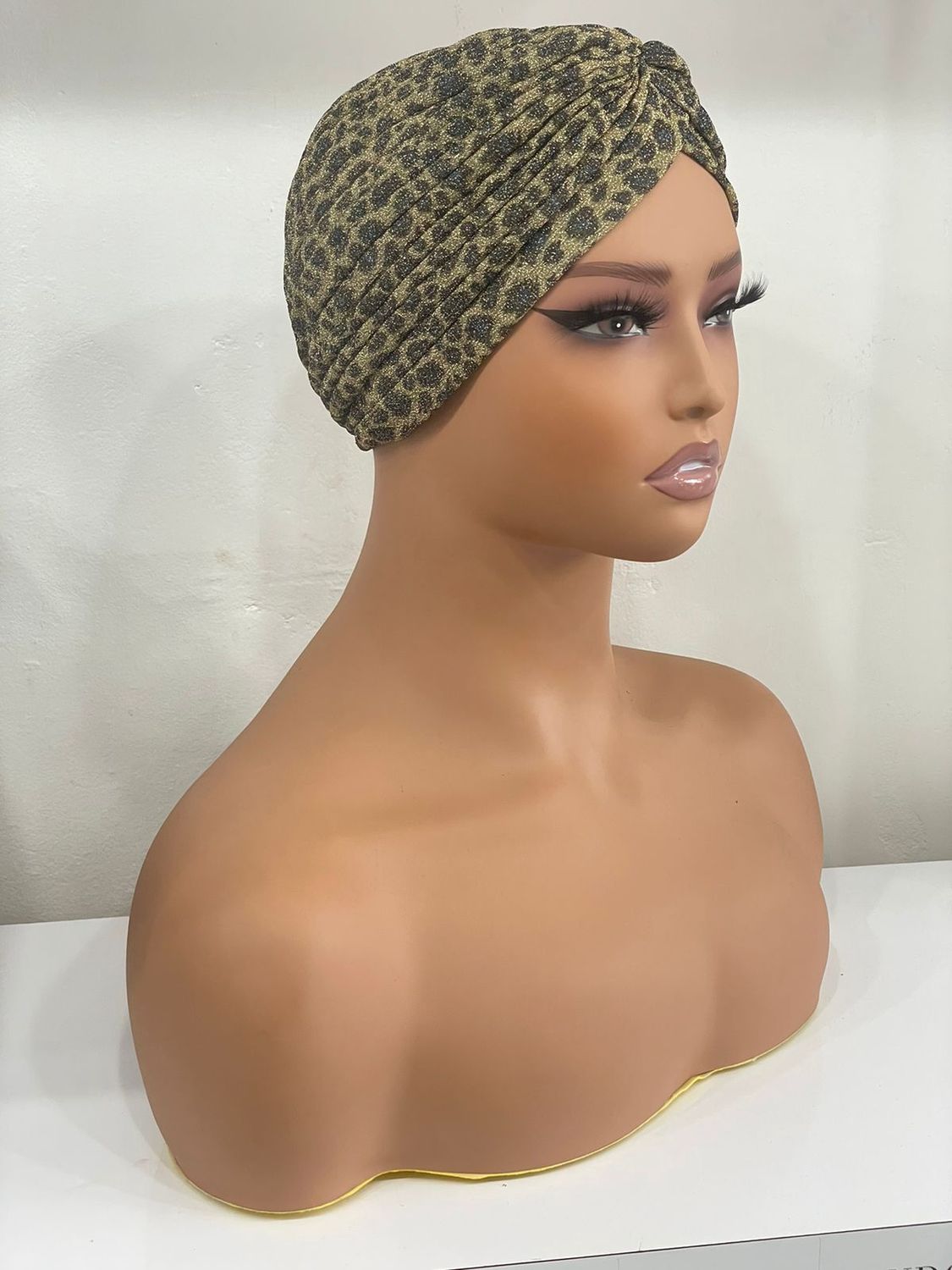 Turban - Metallic Leopard