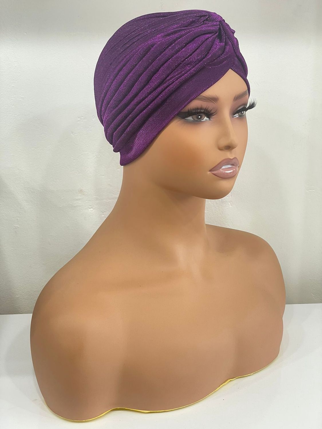Turban - Metallic Purple