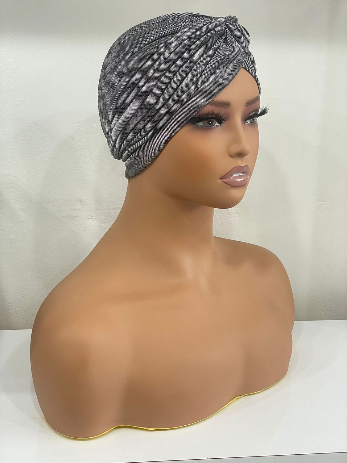 Turban - Metallic Silver