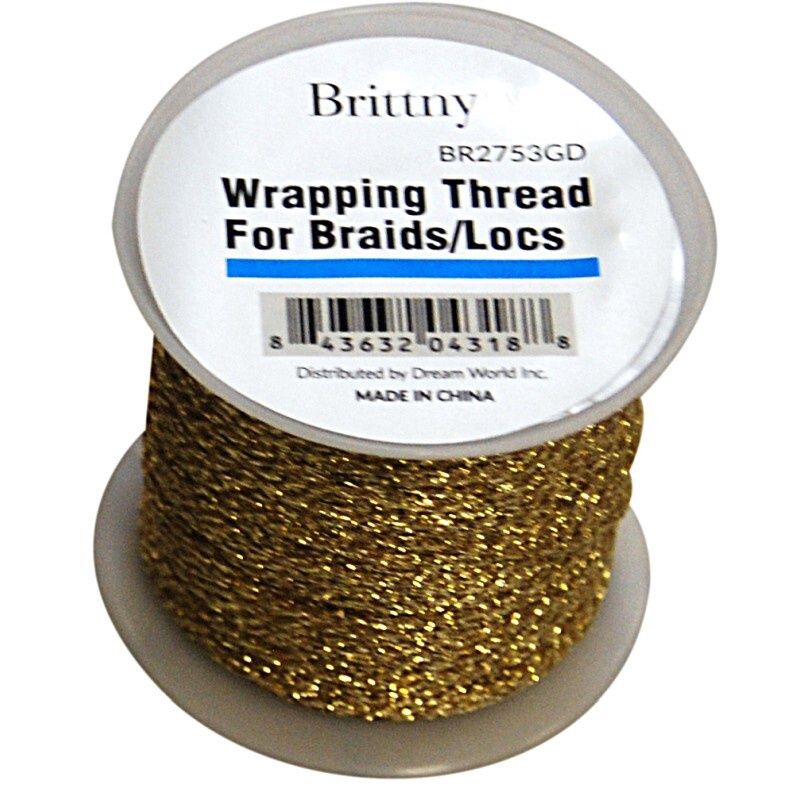 Brittny - Wrapping Thread For Braids/Locs - Gold