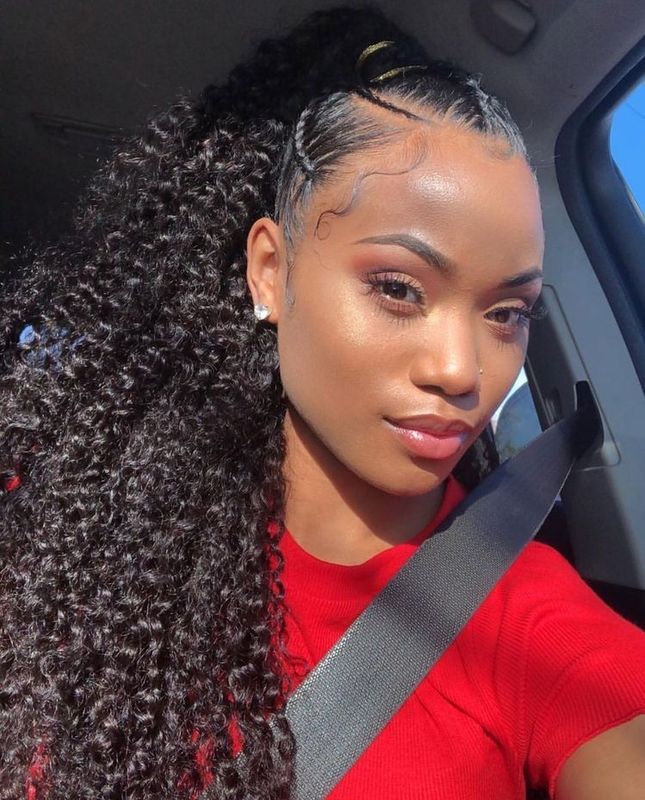 Ponytail - Curly 1B