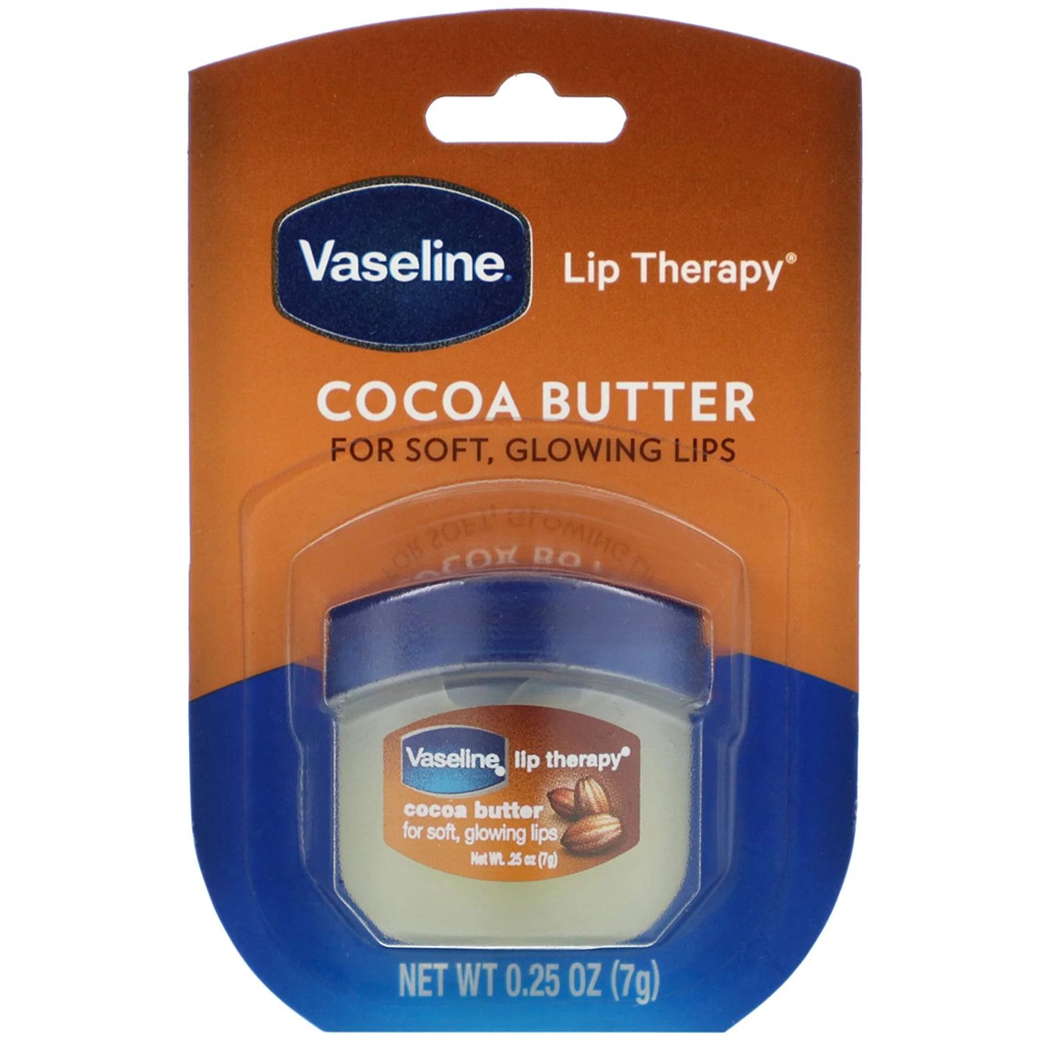 VASELINE LIP JAR COCOA BUTTER 0.25oz