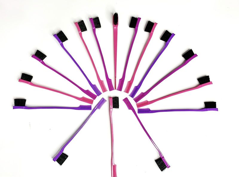 Double Sided Edge Brush - Purple