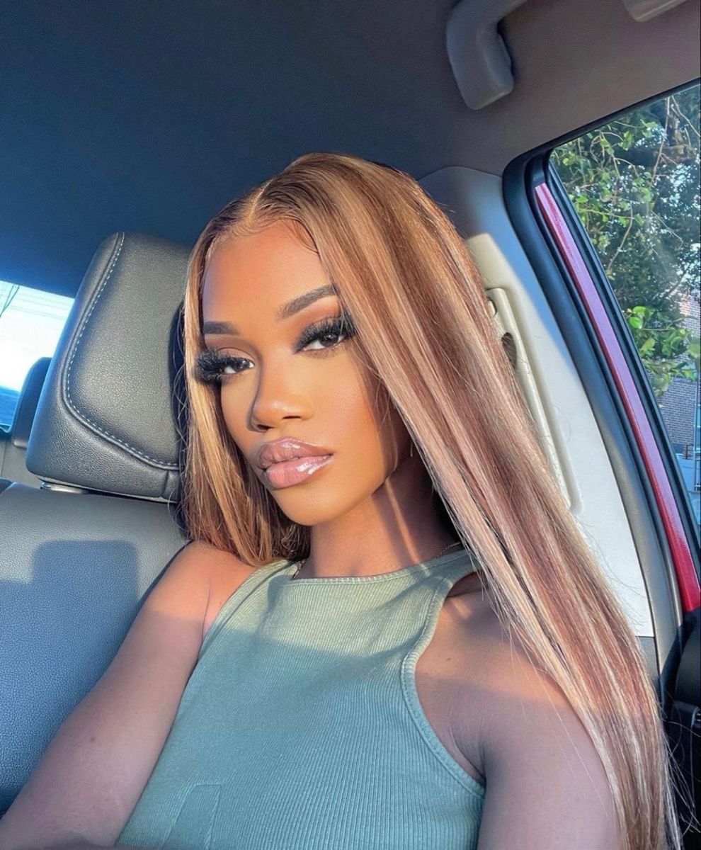 Wig - Front Lace - Straight 30&quot; - P4/27