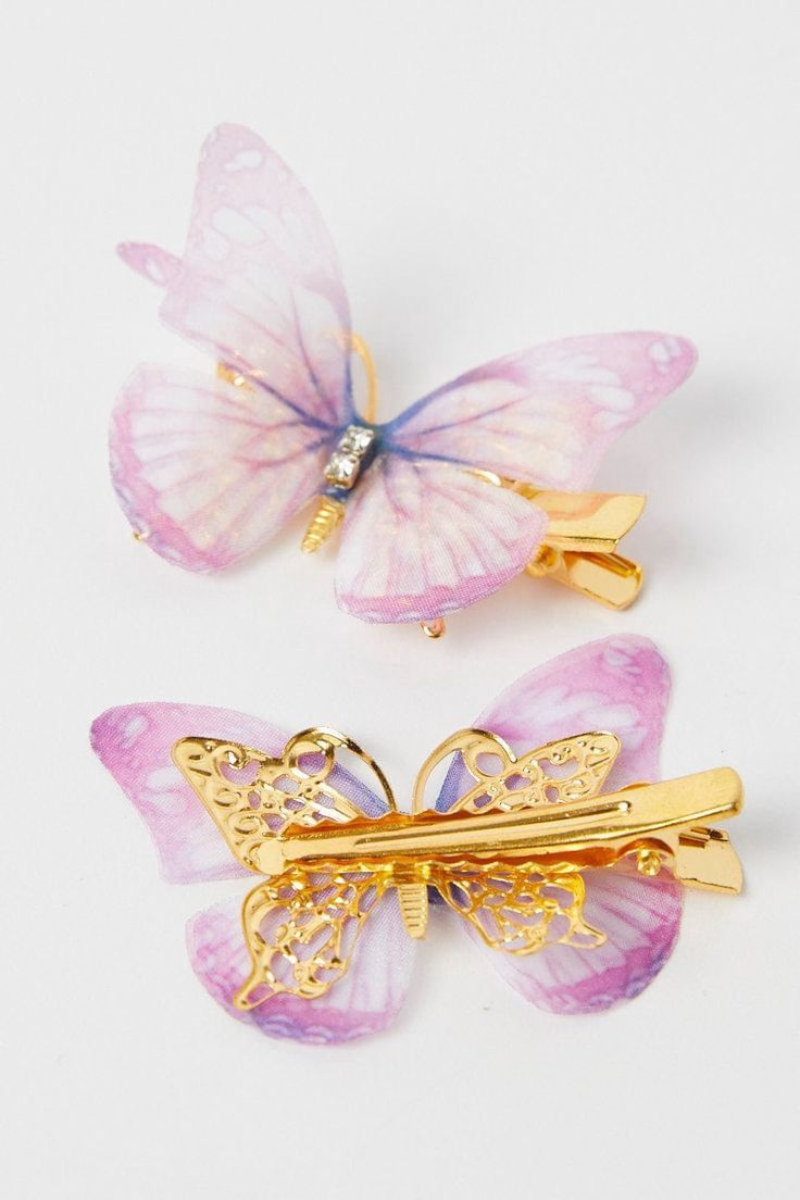 Hair Clip - Butterfly - Purple