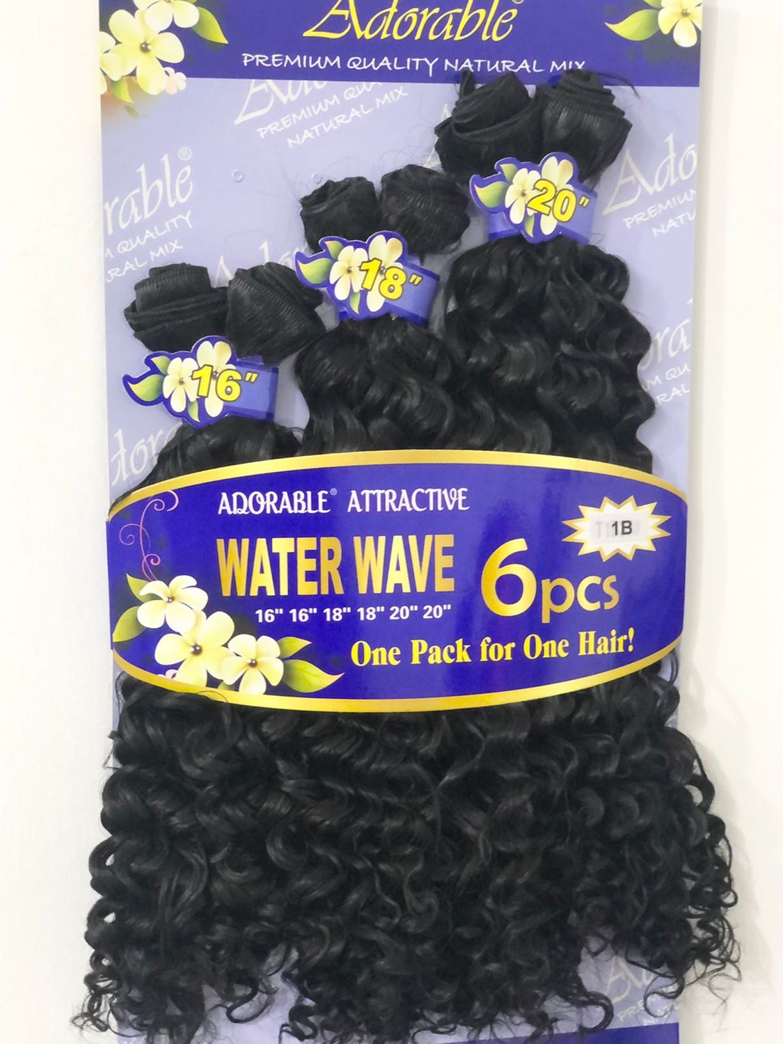 Adorable - Water Wave 6pcs - (16/18/20) - 1B