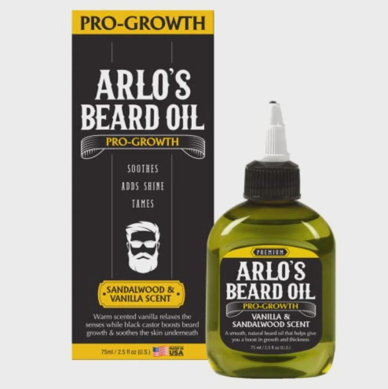 ARLO&#39;S BEARD OIL VANILLA/SANDALWOOD 2.5oz
