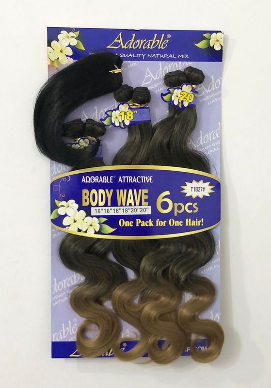 Adorable - Body Wave 6pcs – (16/18/20) - 1