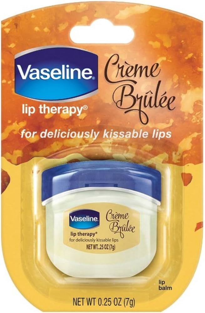 VASELINE LIP JAR CREME BRULEE 0.25oz