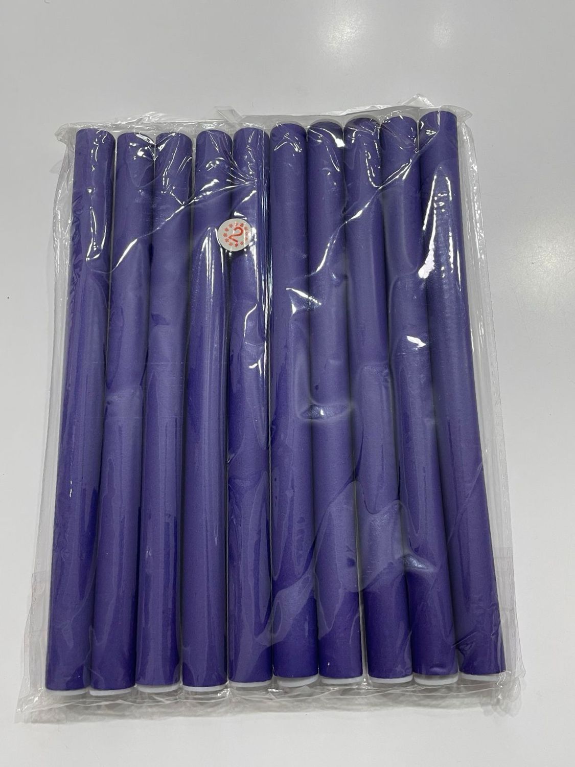 Foam Curl Rods - Large Purple - 10pk