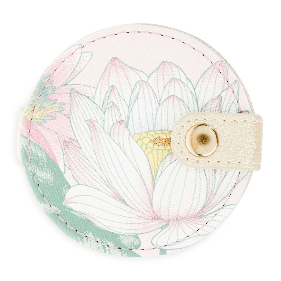 LAURA ASHLEY - Water Lillies Handbag Mirror