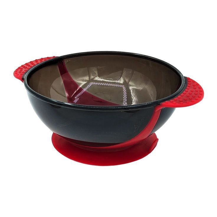 Dye Bowl - Black w/Red