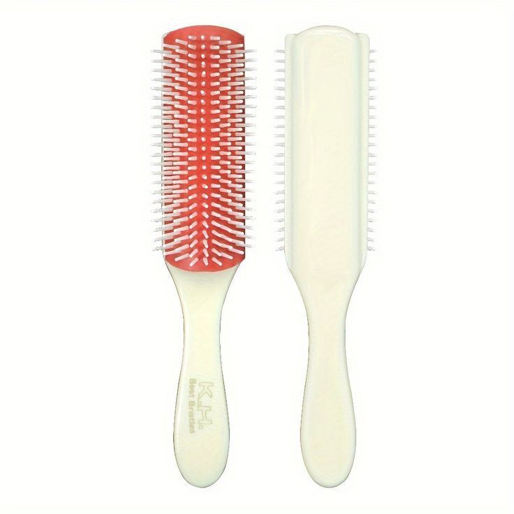 Denlike Detangle Brush - 9 Row -  White