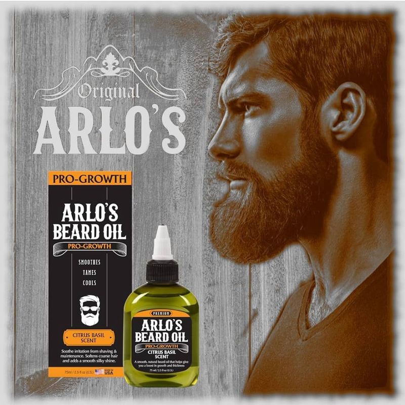 ARLO'S BEARD OIL CITRUS BASIL 2.5oz