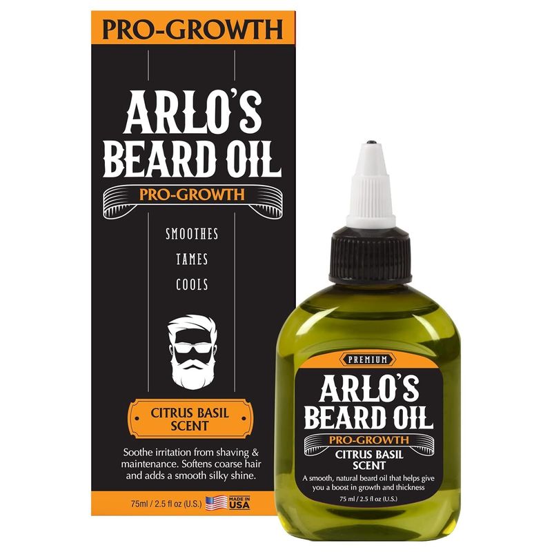 ARLO&#39;S BEARD OIL CITRUS BASIL 2.5oz