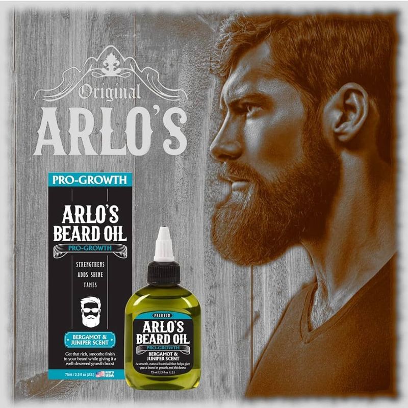 ARLO'S BEARD OIL BERGAMOT JUNIPER 2.5oz