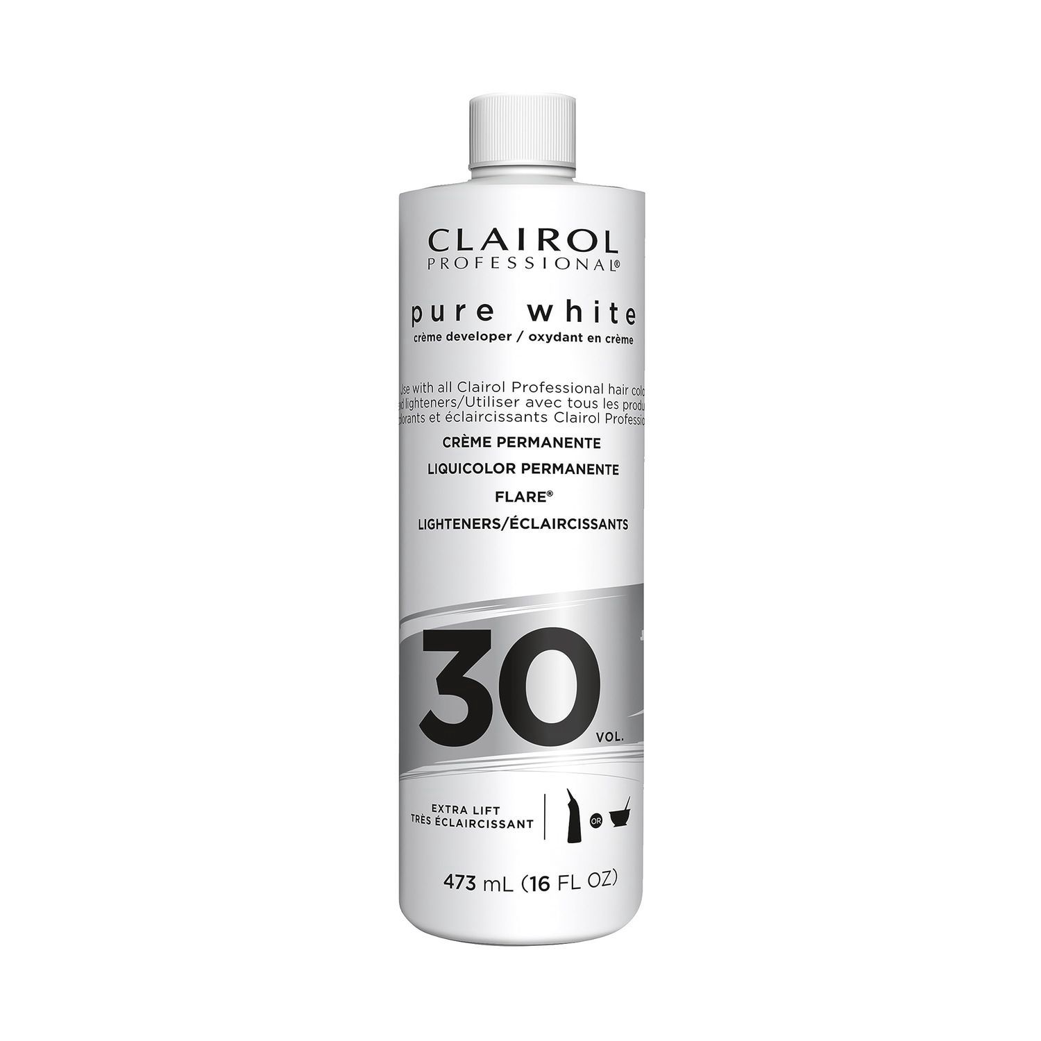 CLAIROL PURE WHITE [30 VOL] 16oz