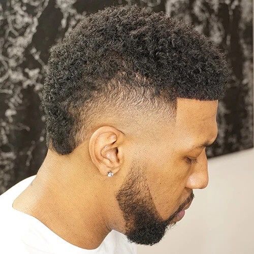 PU Men Unit - Afro Curl 6mm (8x10)