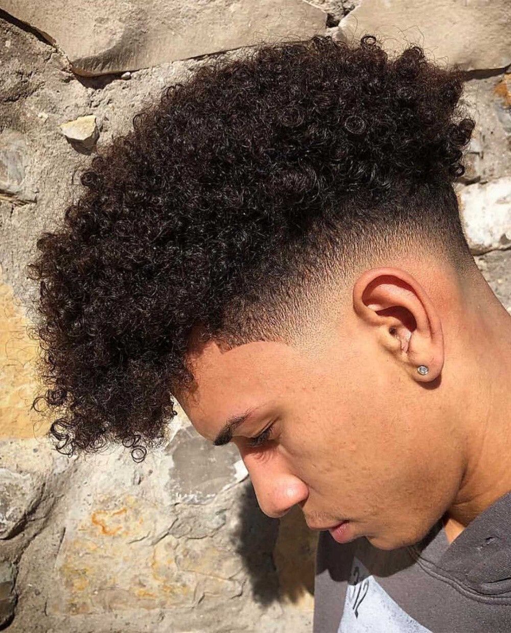 PU Men Unit - Natural 4A Curl 6mm (8x10)