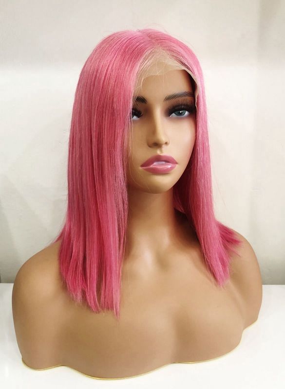 Wig - Front Lace - Pink - 14&quot;
