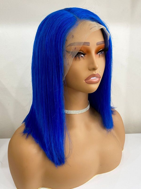 Wig - Front Lace - Blue - 14&quot;