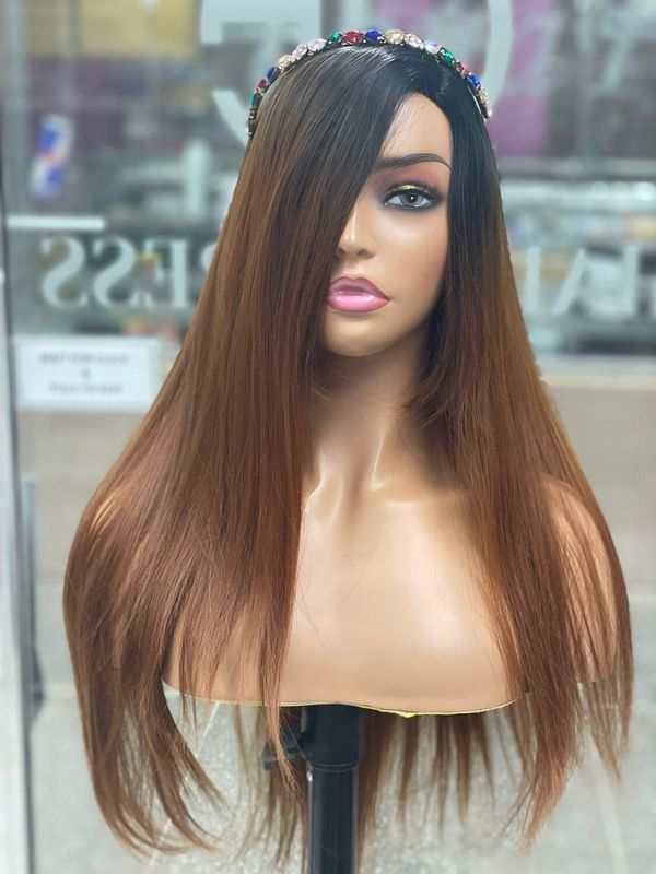 Ava - WL9161M - Straight Synthetic Wig  - R2/30 (L)