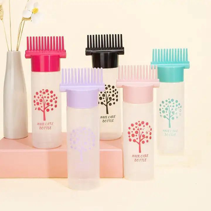 Applicator Comb Bottle w/Tree Design