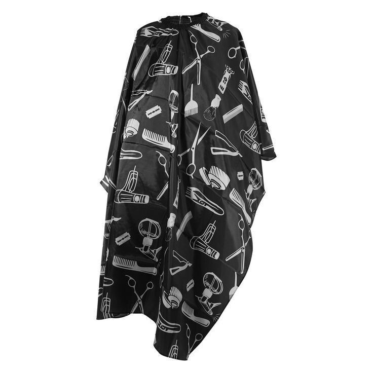Stylist Cape - Black Tools Print