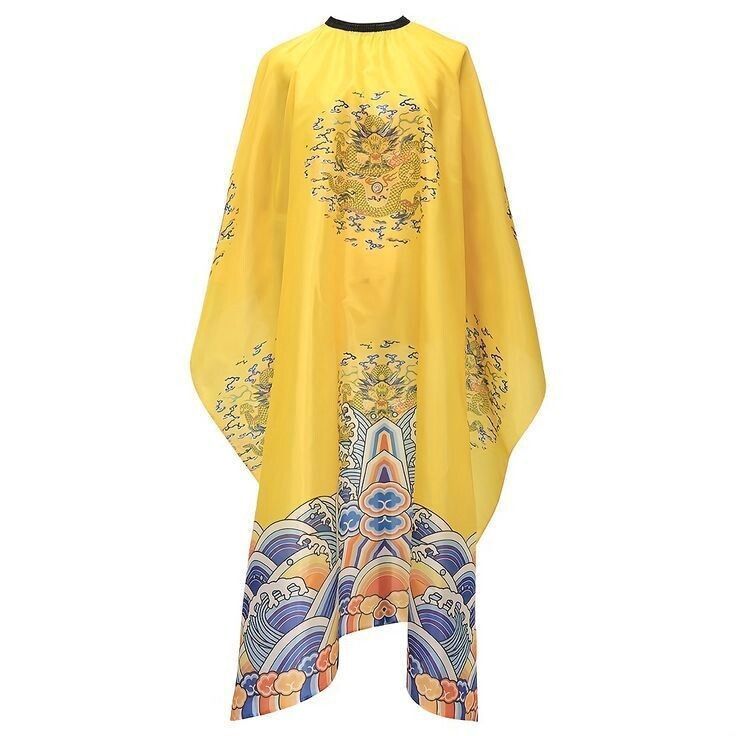 Stylist Cape - Yellow Dragon Print