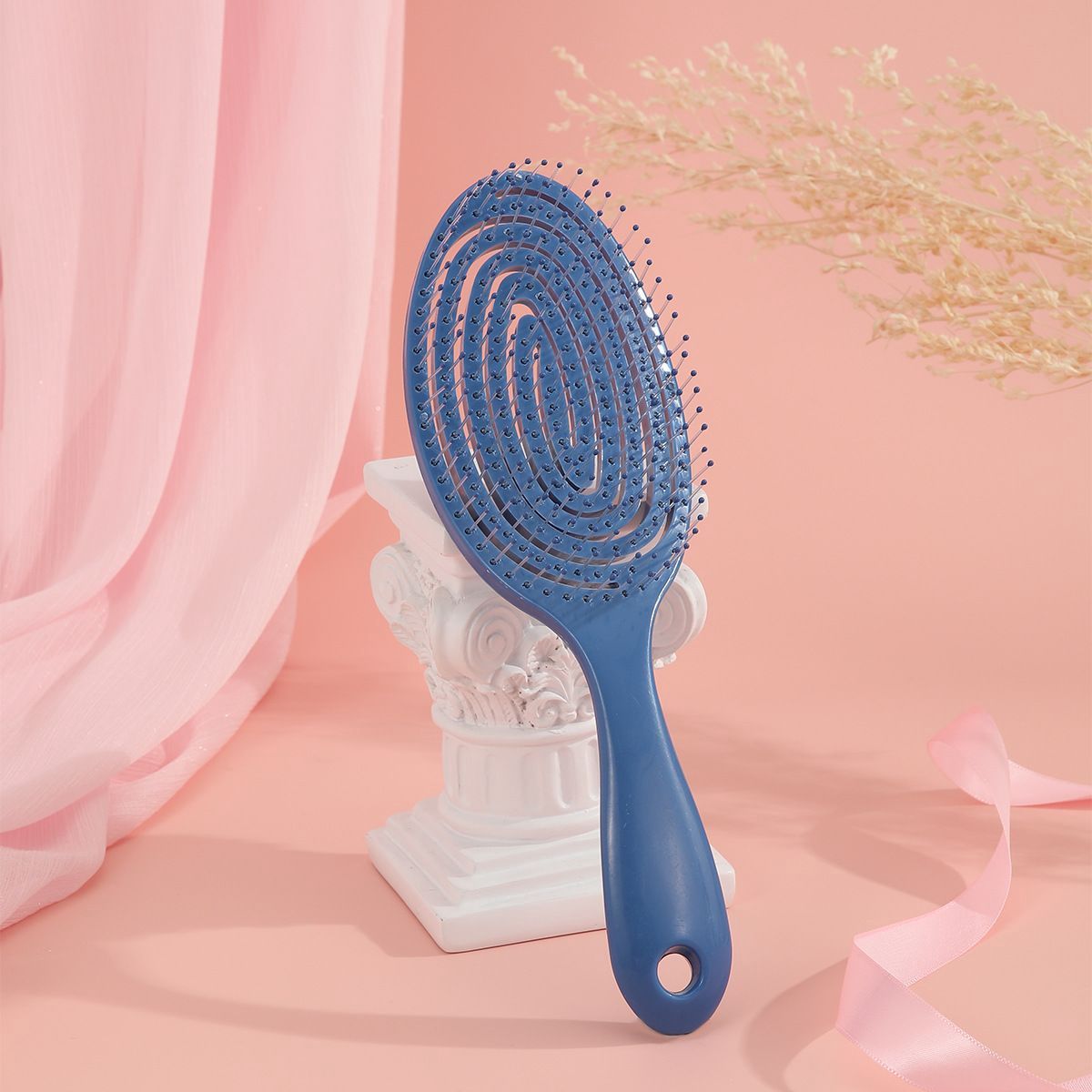Oval Detangle Brush - Blue