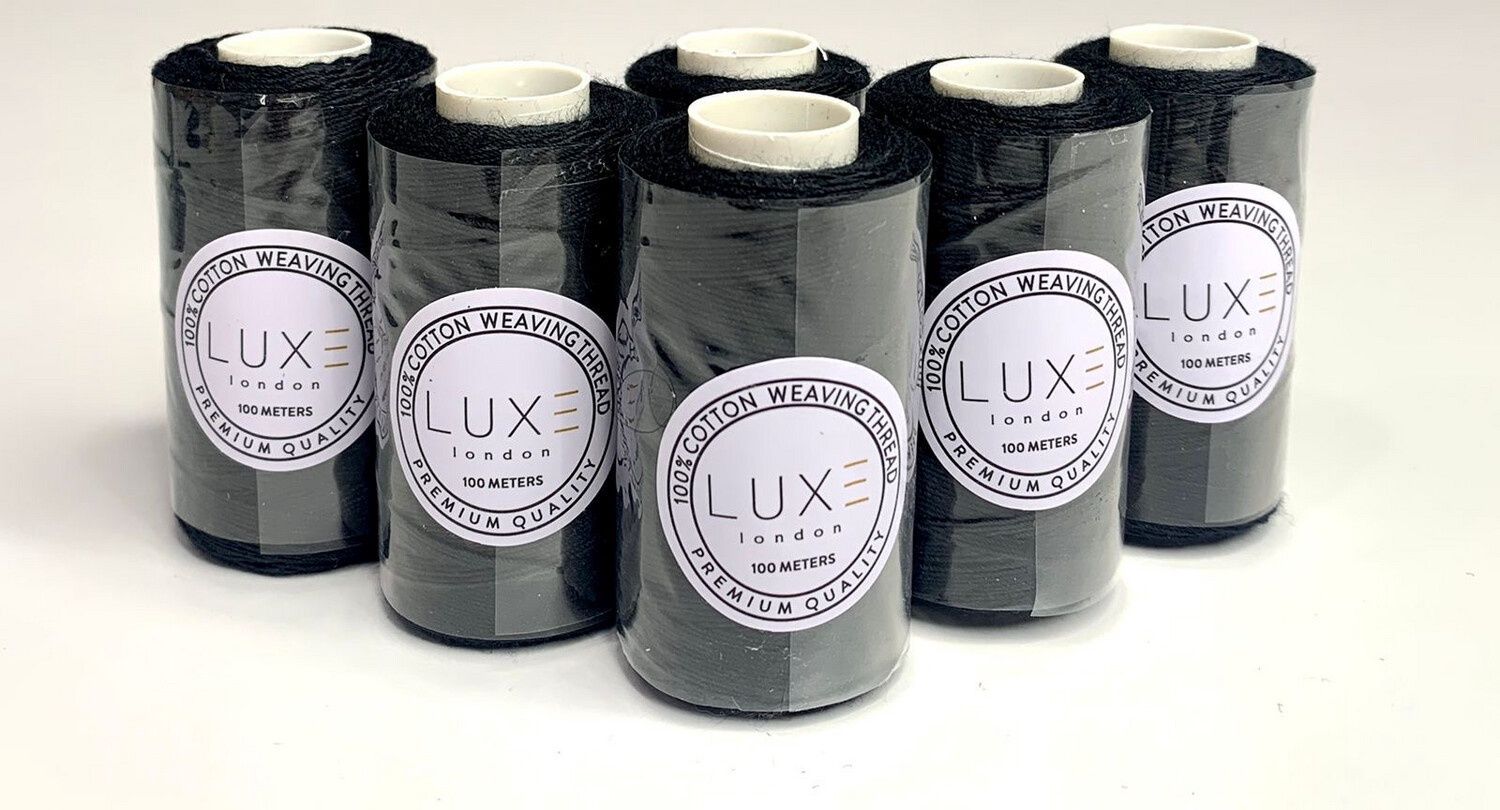 Weaving Thread  - 100% Cotton Small - Black