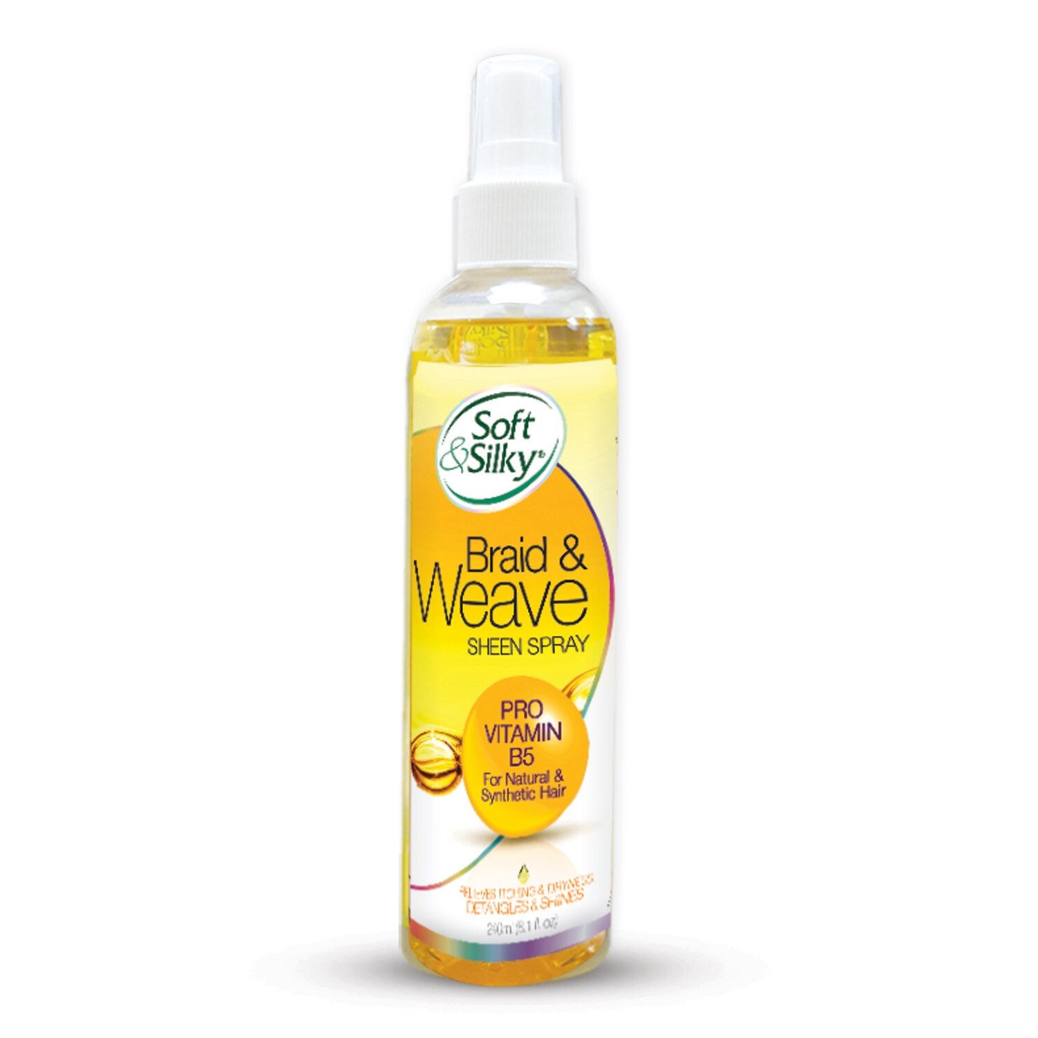 Soft &amp; Silky Braid &amp; Weave Sheen Spray 240ml