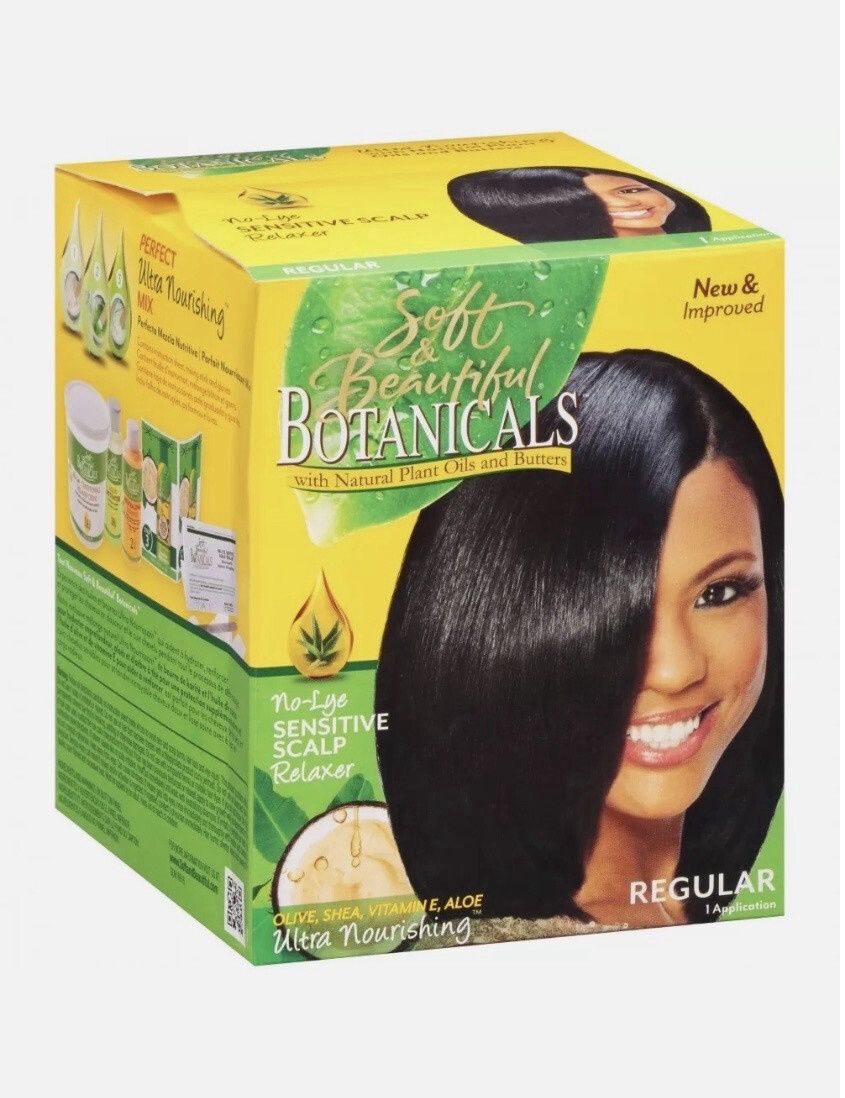 Soft &amp; Beautiful Botanicals No Lye Sensitive Scalp Relaxer (Regular)