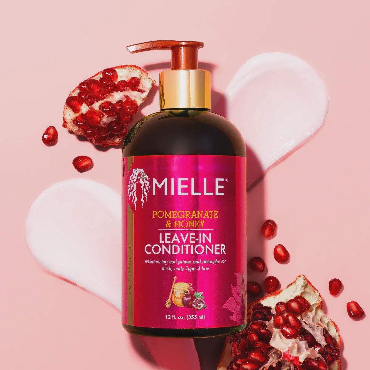 MIELLE POM/HONEY LEAVE IN 12oz