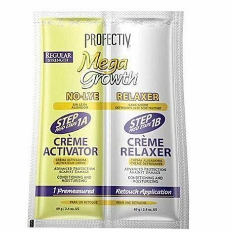 Mega Growth No-Lye Relaxer – Regular (2 Step Single)