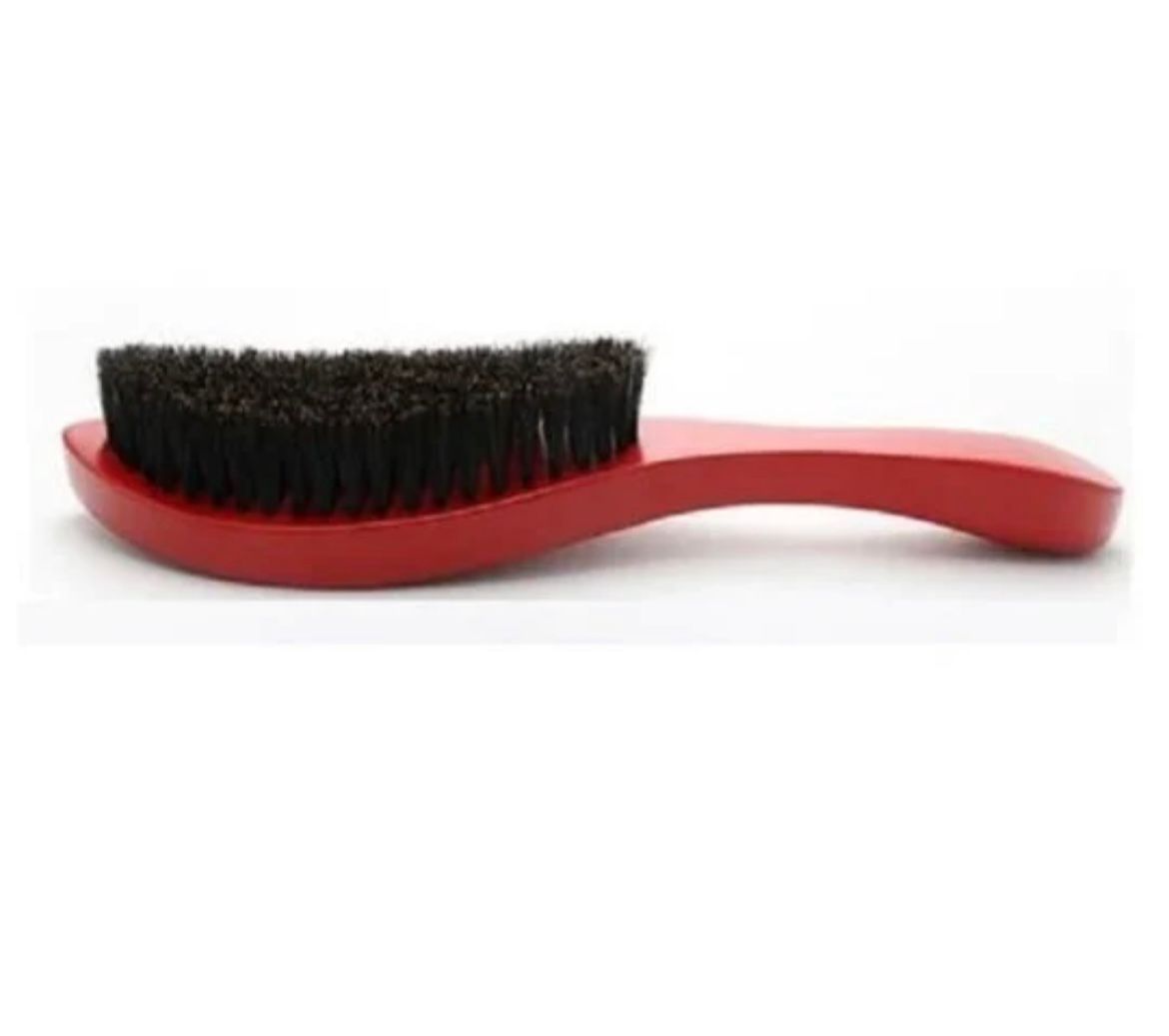 Handmade Boar Bristle Brush - Ox Red