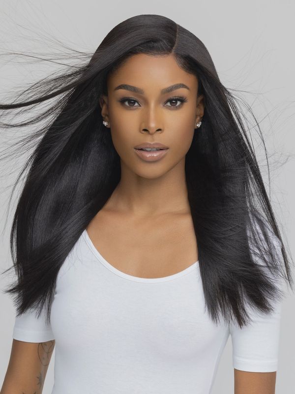 Remy Hair - Clip Ins - Straight 1B