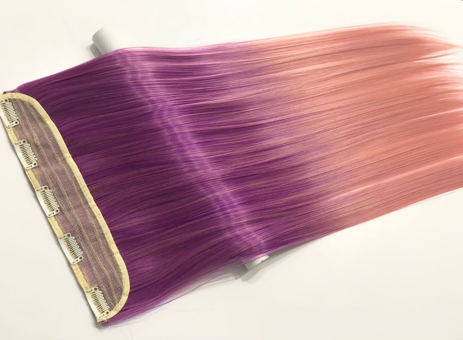 Halo Color Clip Ins - PurpleTGray Pink