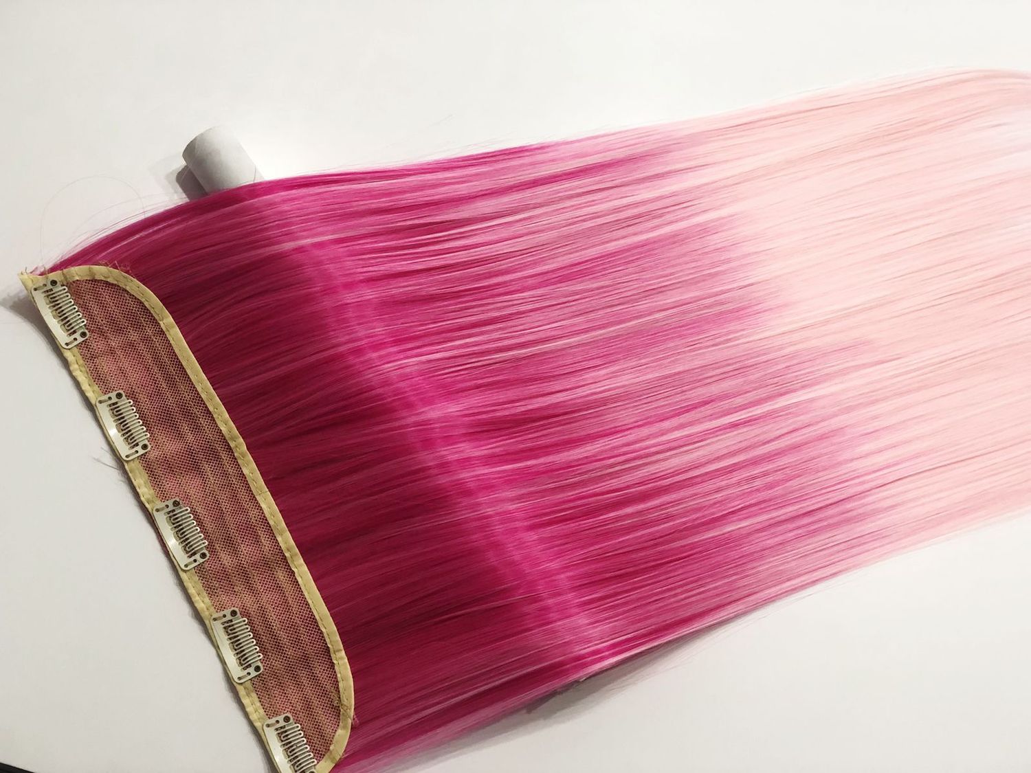 Halo Color Clip Ins - PeachTPalePink