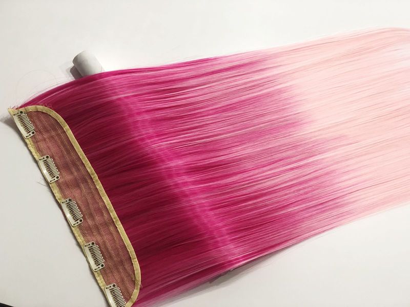 Halo Color Clip Ins - PeachTPalePink