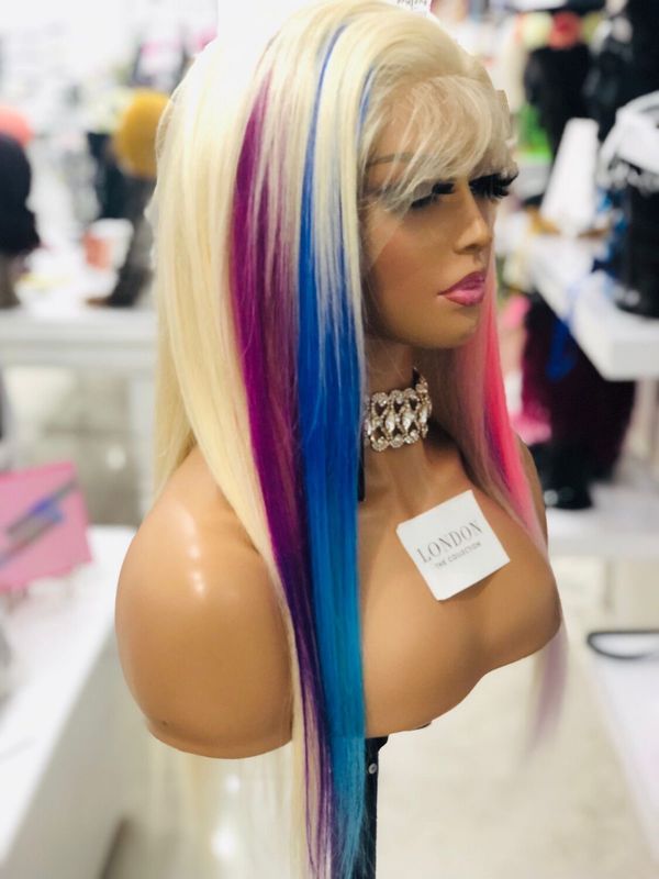 Colored Clip Ins (1") - Ombre Pink