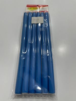 Foam Curl Rods - Large Blue - 6pk