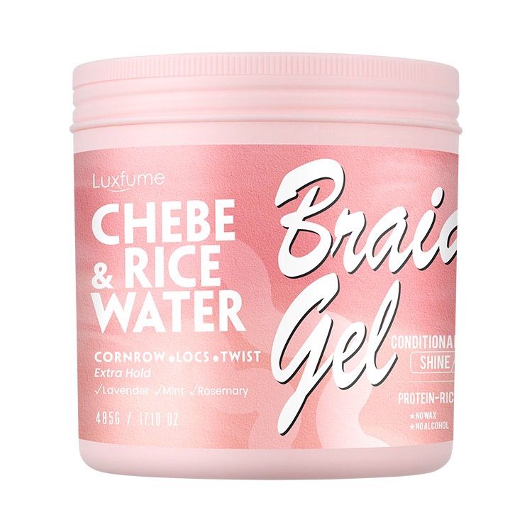 Luxfume - Braid Gel (Chebe &amp; Rice Water ) - 17.1oz