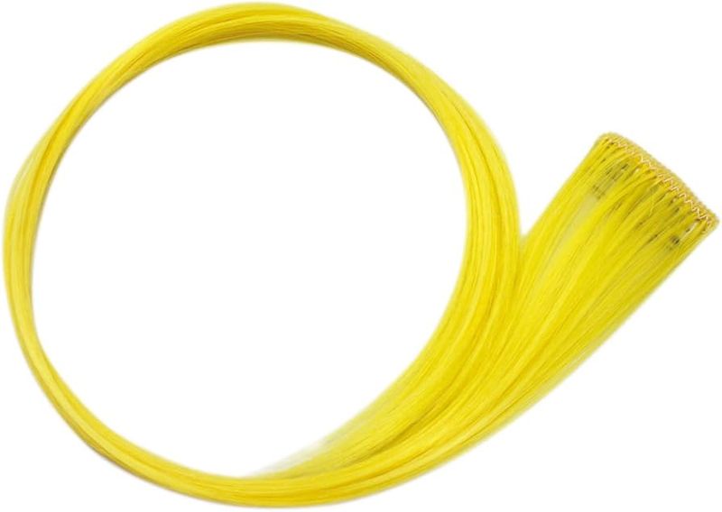 Colored Clip Ins (1") - Neon Yellow