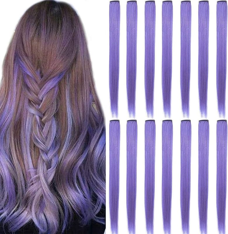 Colored Clip Ins (1&quot;) - Lavender
