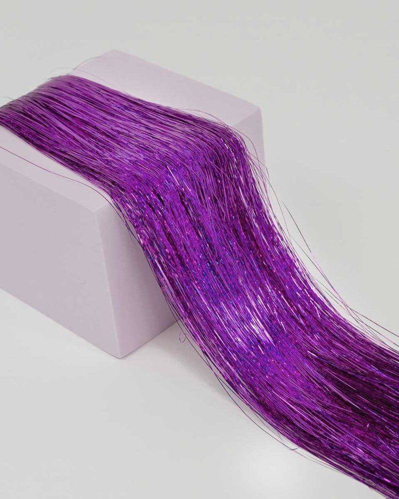 Glitter Clip Ins - 1” - Purple
