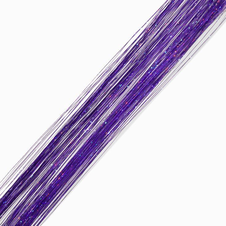 Glitter Clip Ins - 1” - Dark Purple