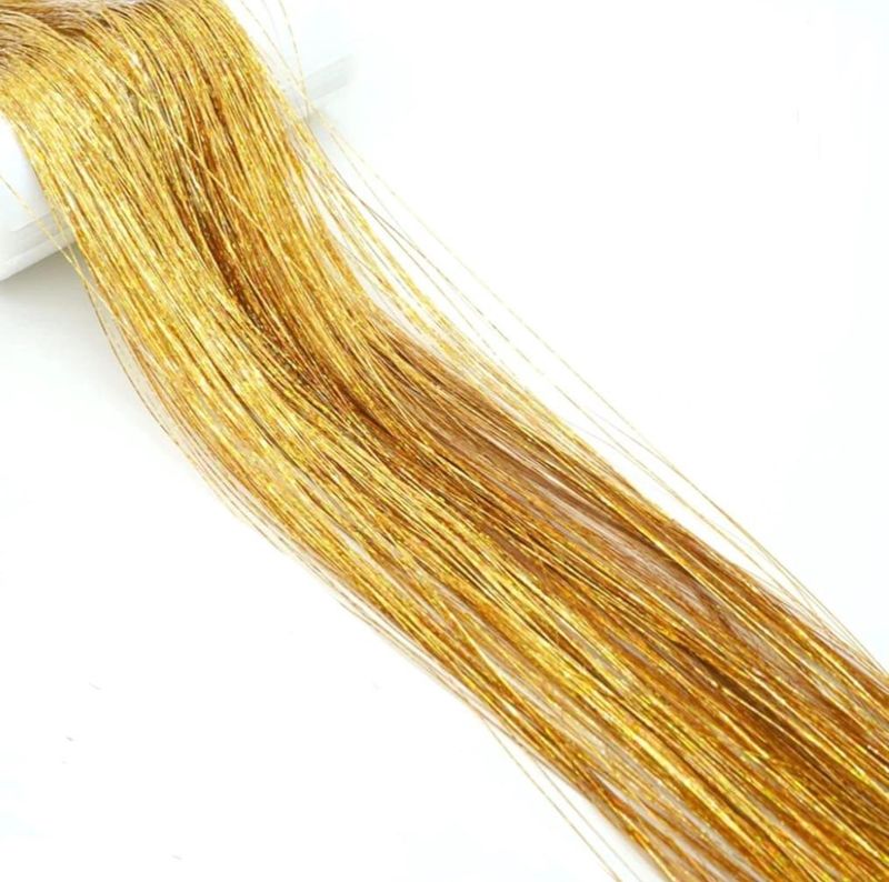 Glitter Clip Ins - 1” - Gold