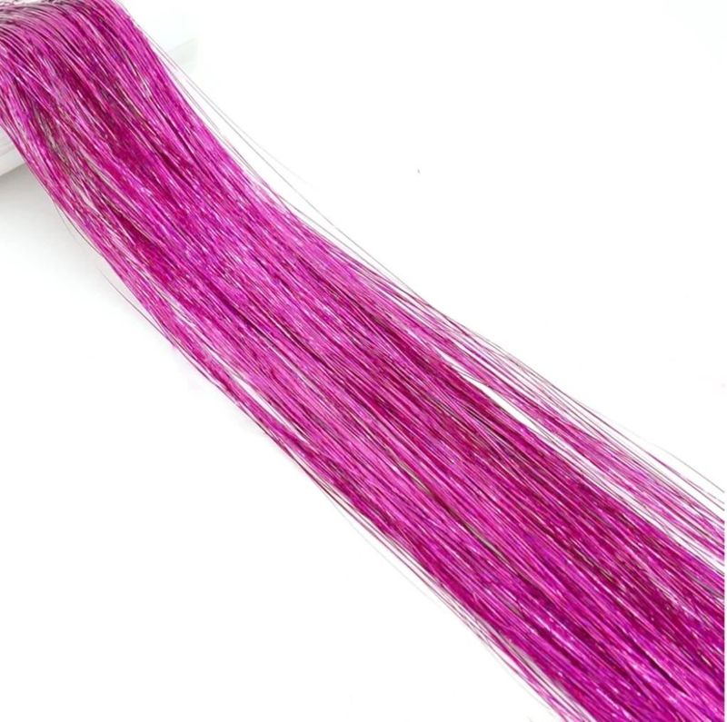 Glitter Clip Ins - 1” - Rose