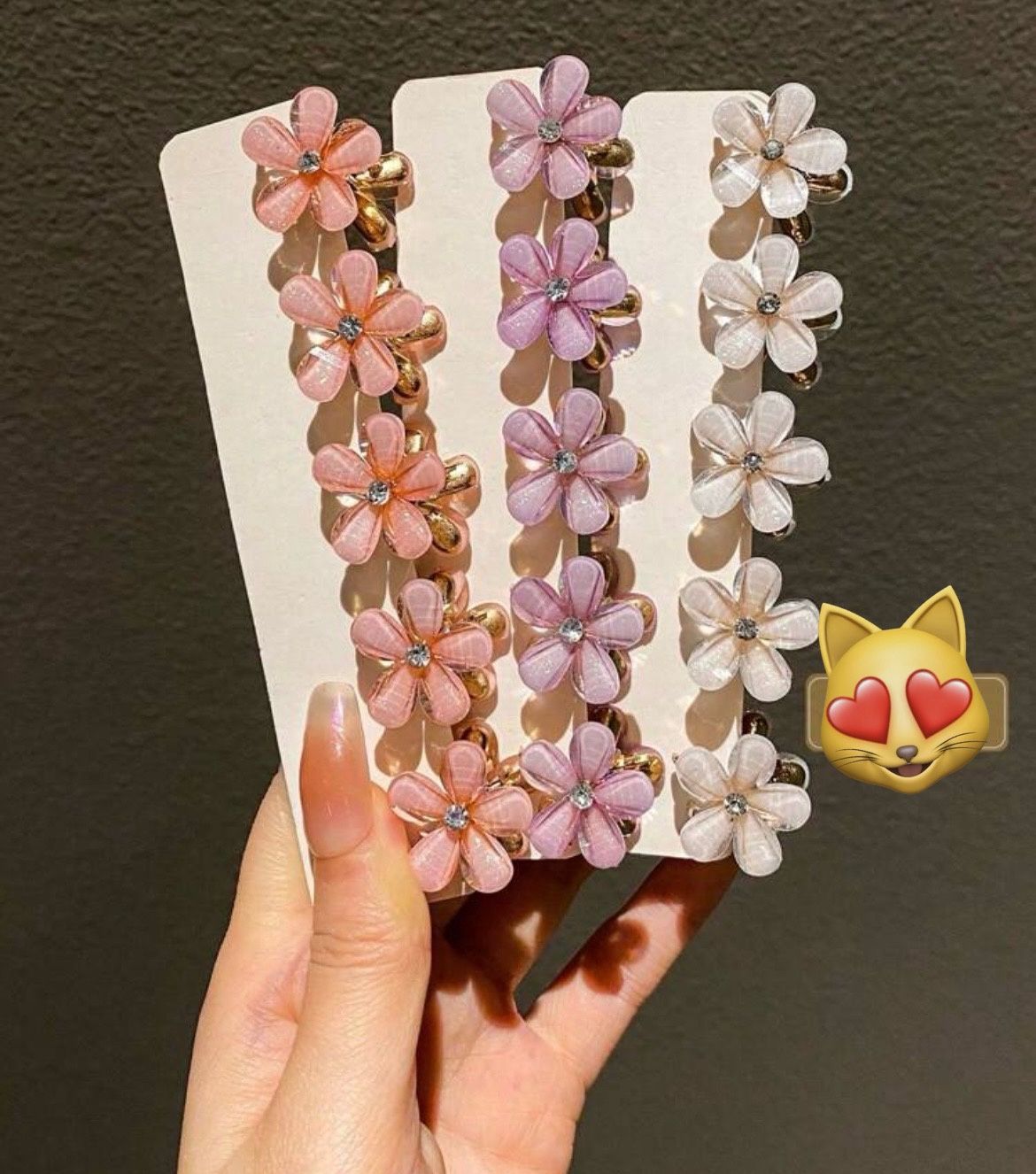 Floral Hair Claw Clip